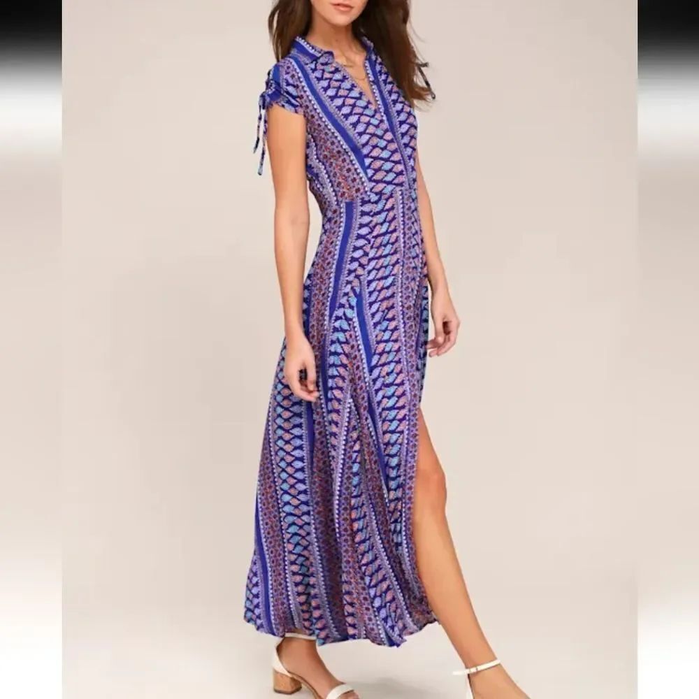 Lulus Multi Colored Maxi Dress. Boho. Beachy. Cruise.